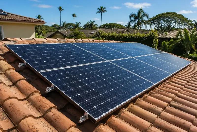 Installation de panneaux solaires à Marin